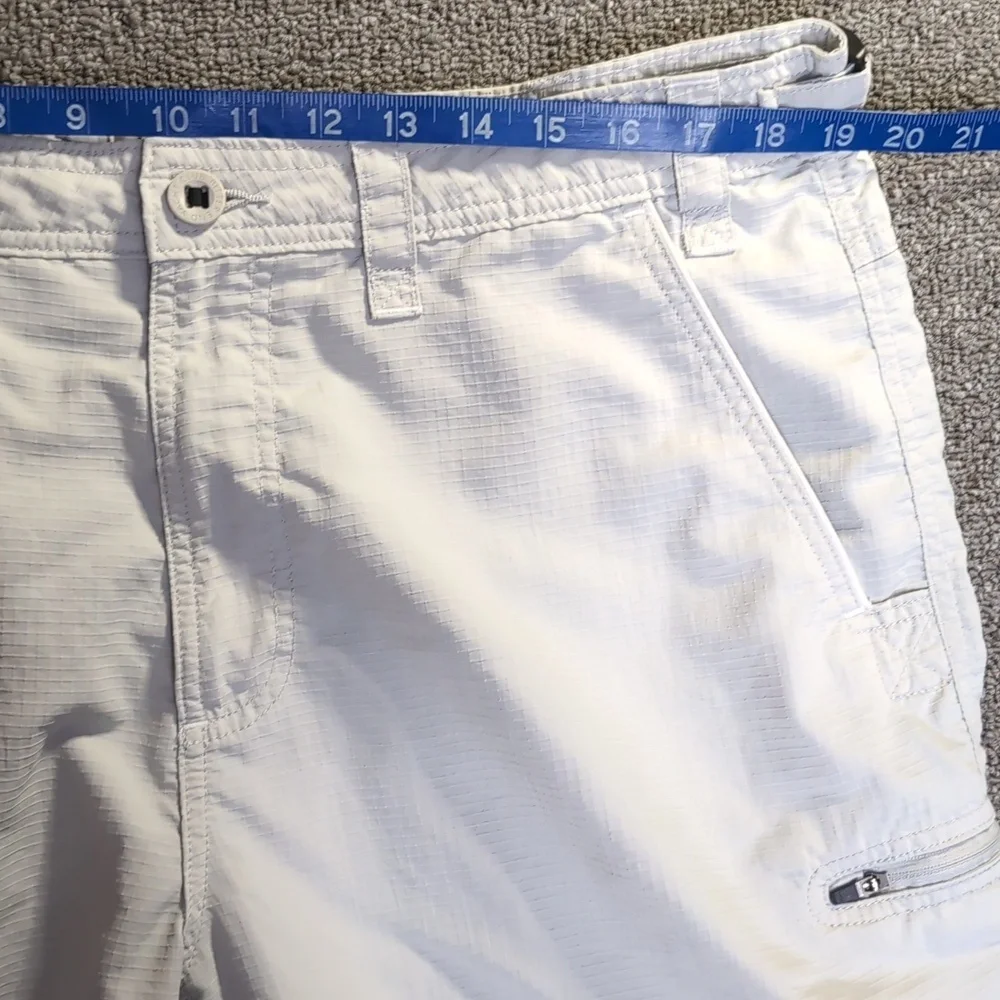 RailRiders Bitter End Ripstop Nylon Adventure Shorts Size 38 in Granite Gray